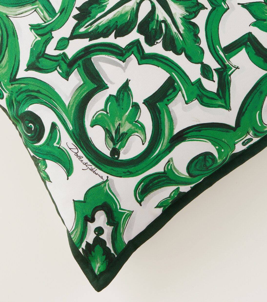 Small silk canvas cushion | Dolce&Gabbana Casa