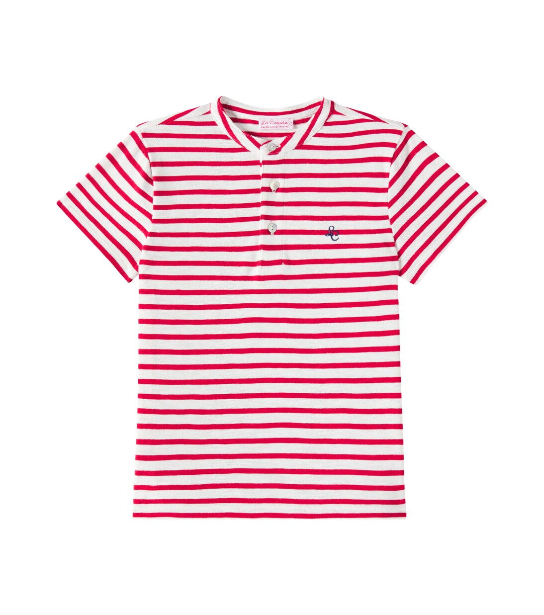 Alcon striped cotton polo shirt | La Coqueta
