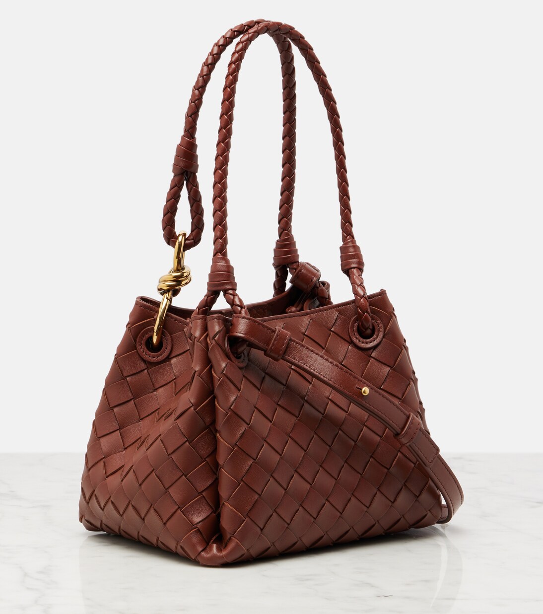 Sac Parachute Small en cuir Intrecciato | Bottega Veneta