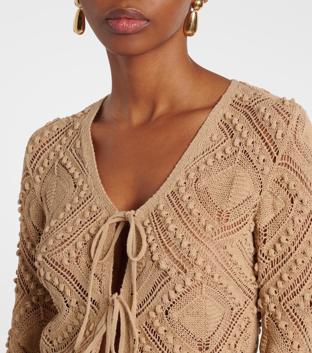 Cardigan aus Häkelstrick | Xu Zhi
