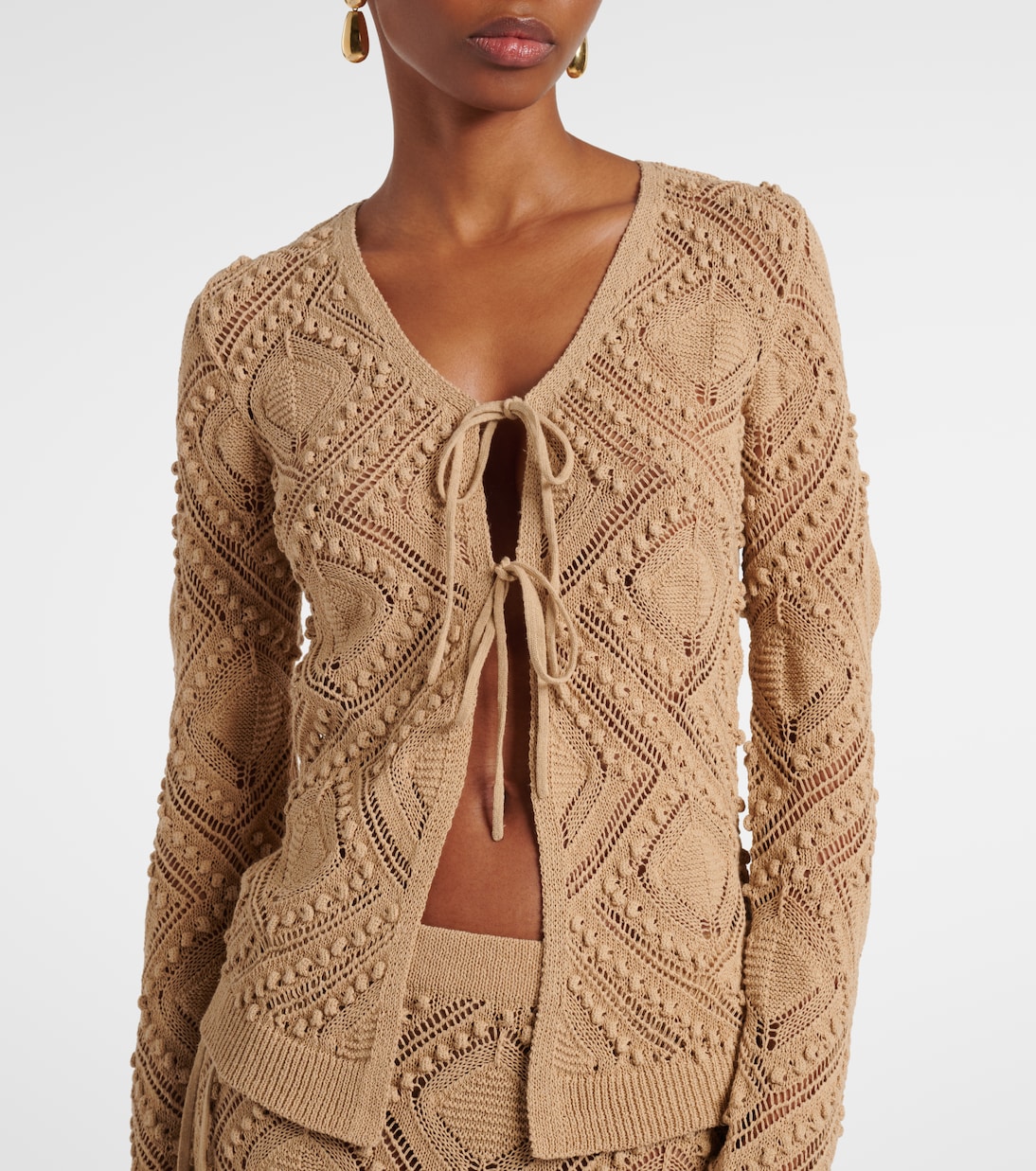 Cardigan aus Häkelstrick | Xu Zhi