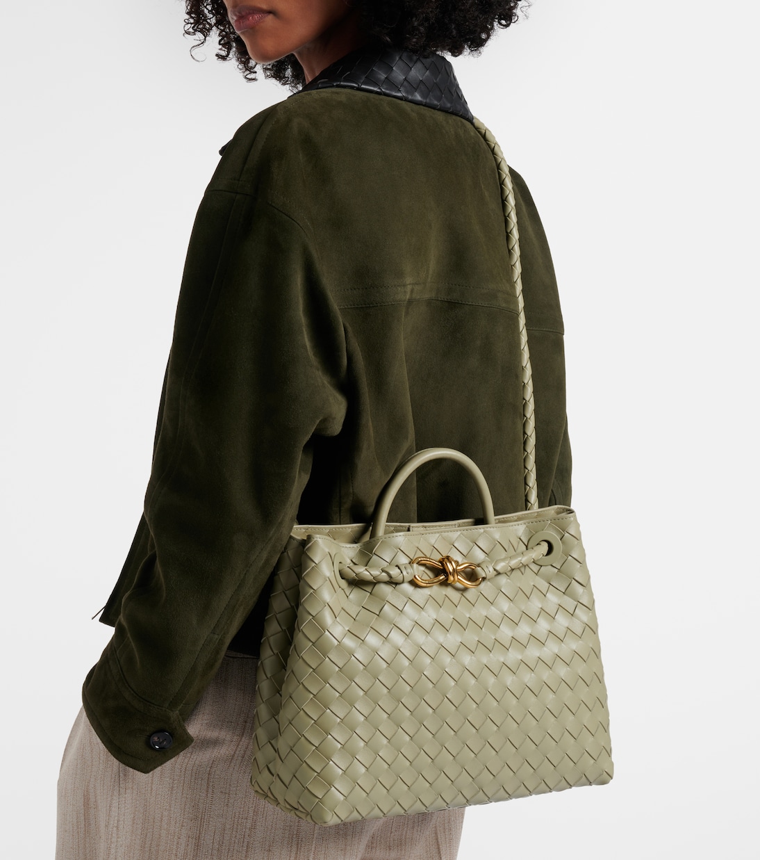 Andiamo Medium leather tote bag | Bottega Veneta