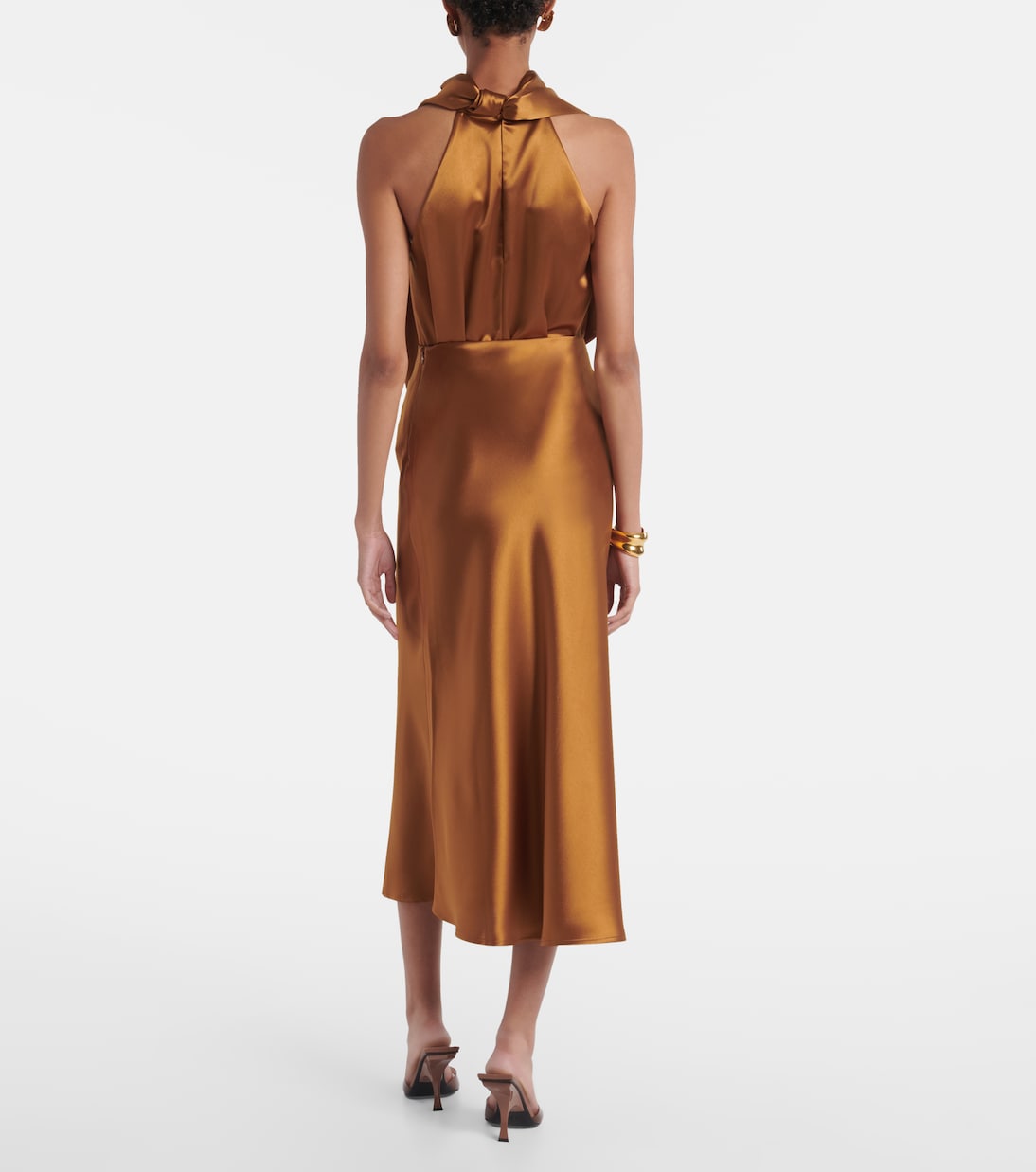 Slipskirt Valletta aus Satin | Galvan