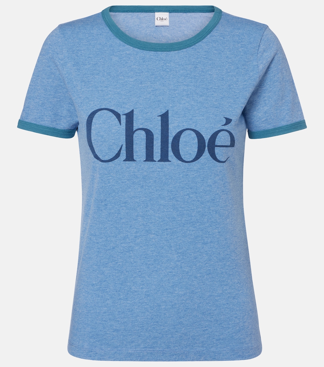 Logo cotton-blend jersey T-shirt | Chloé