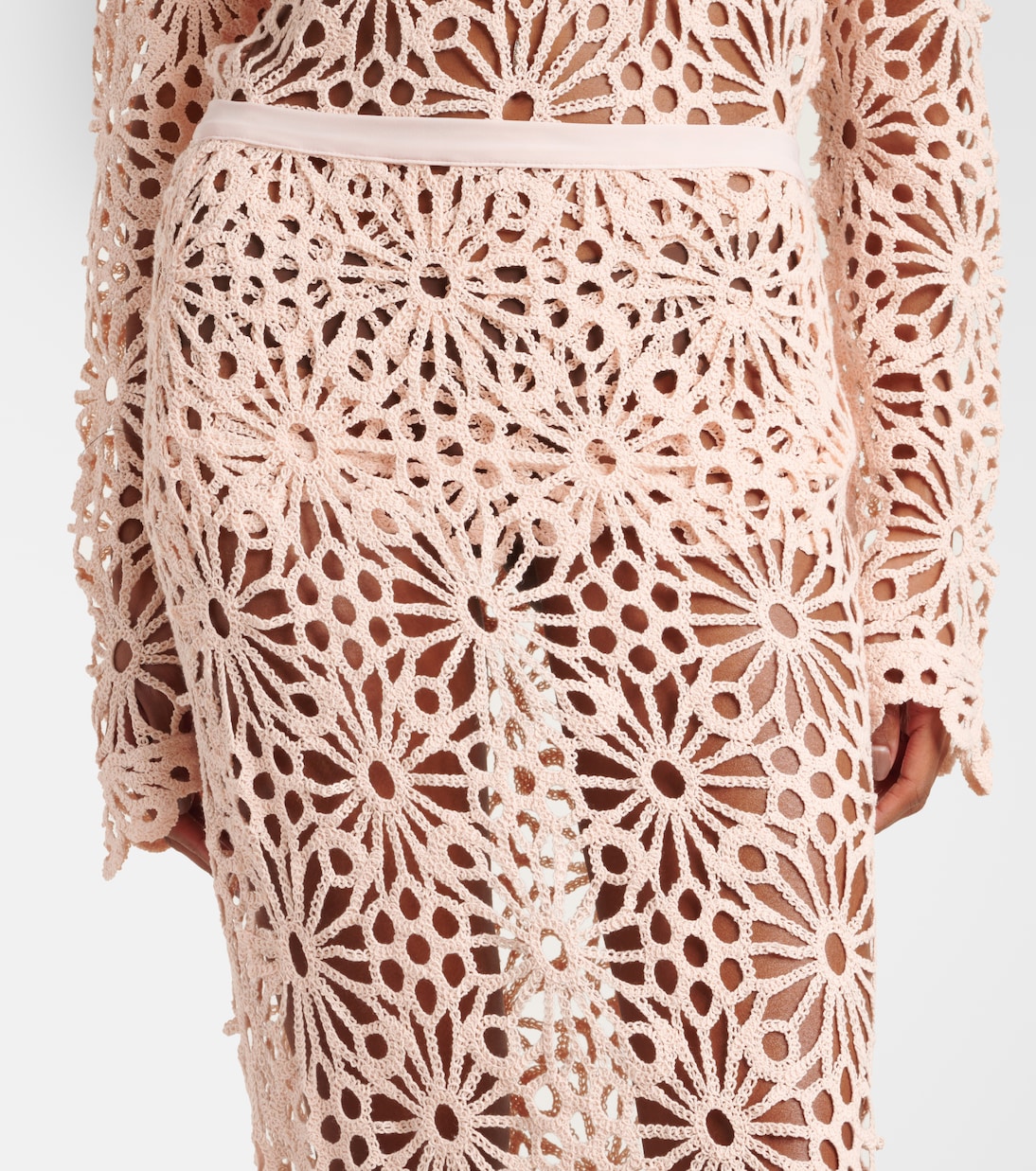 Maxirock Obie aus Häkelstrick | Norma Kamali