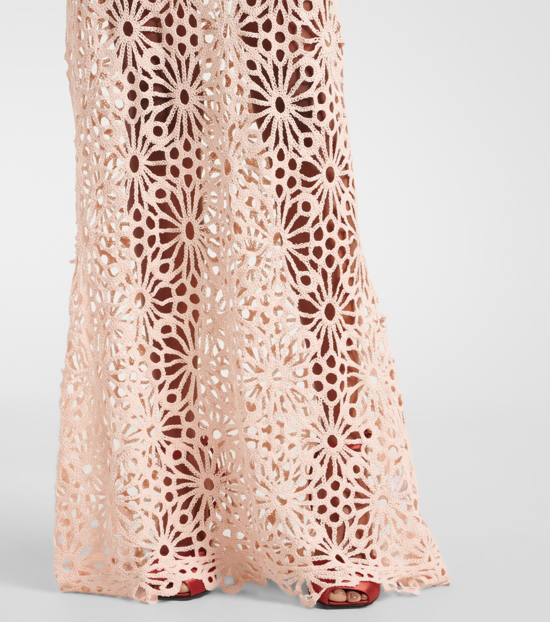 Maxirock Obie aus Häkelstrick | Norma Kamali