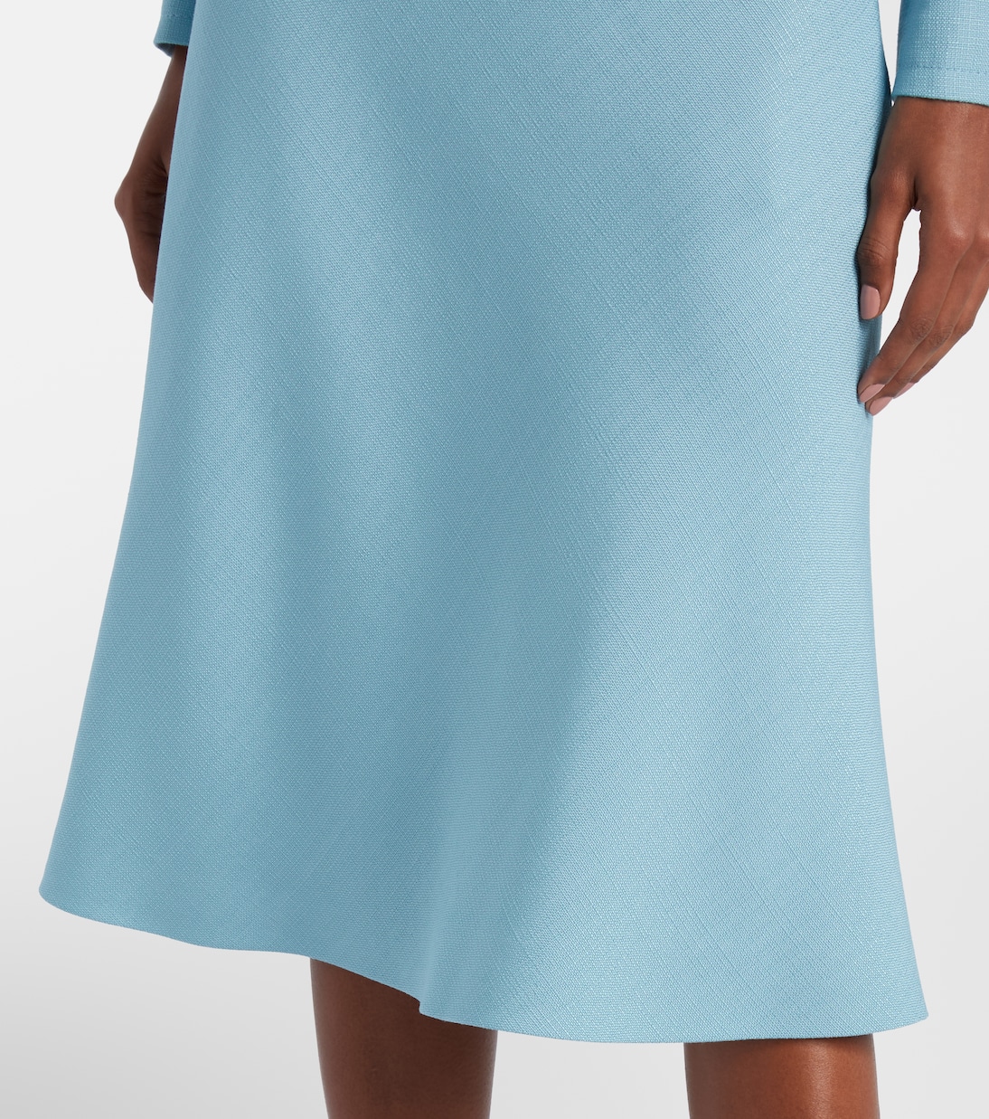 Gonna midi VLogo in canvas | Valentino