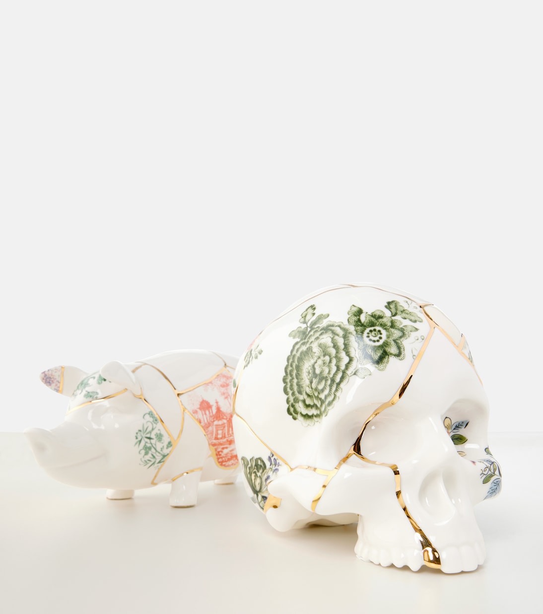 Kintsugi Skull decorative object by Marcantonio Raimondi Malerba | Seletti