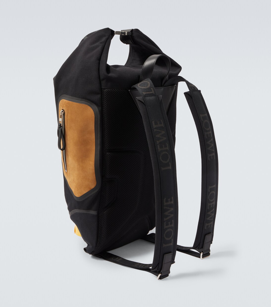Rucksack Flex aus Canvas und Veloursleder | Loewe