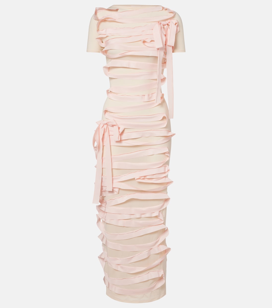 Ribbon-detail midi dress | Acne Studios