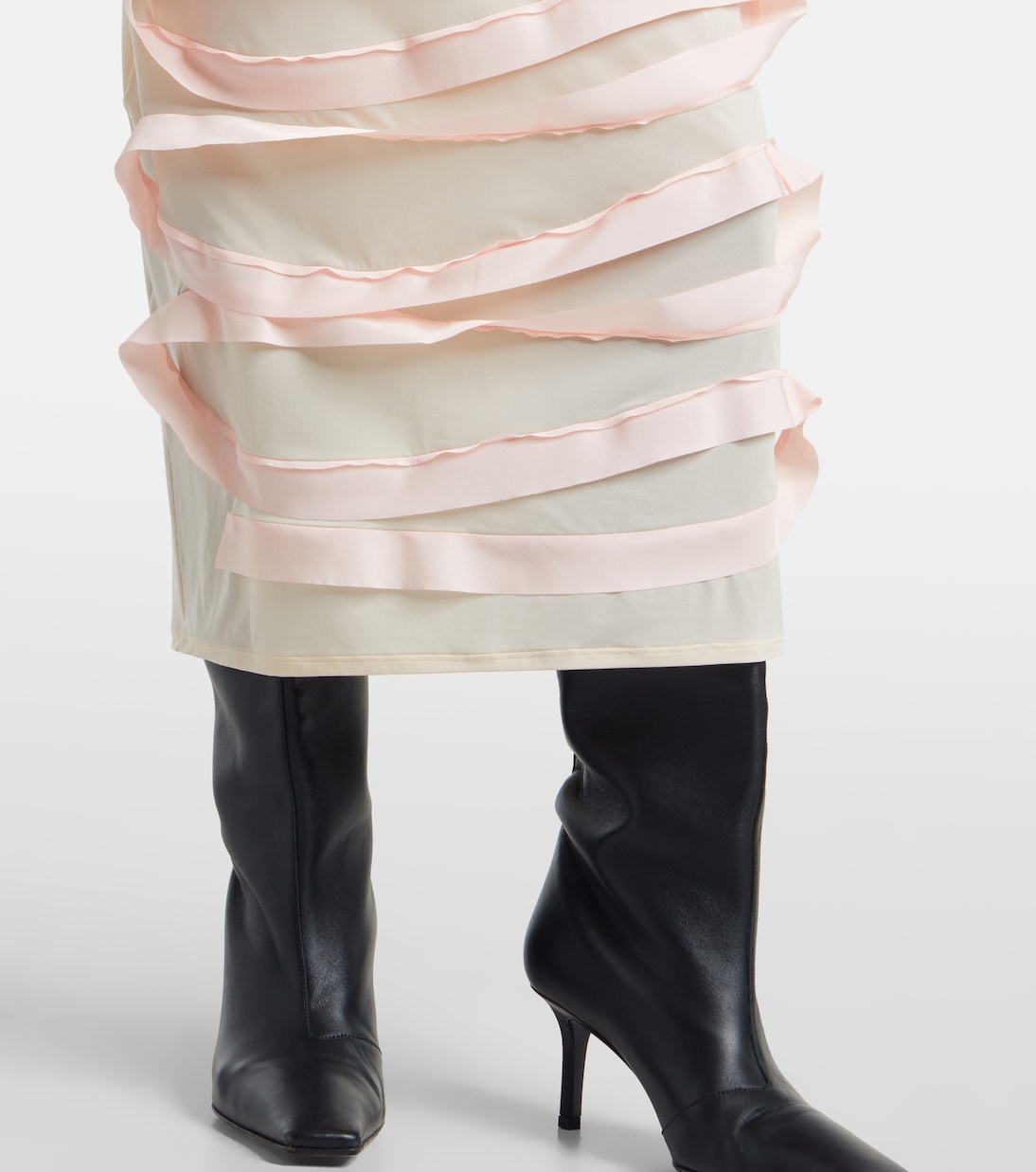 Ribbon-detail midi dress | Acne Studios