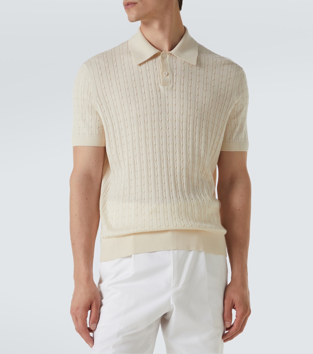 Polo de algodón y seda  | Dunhill