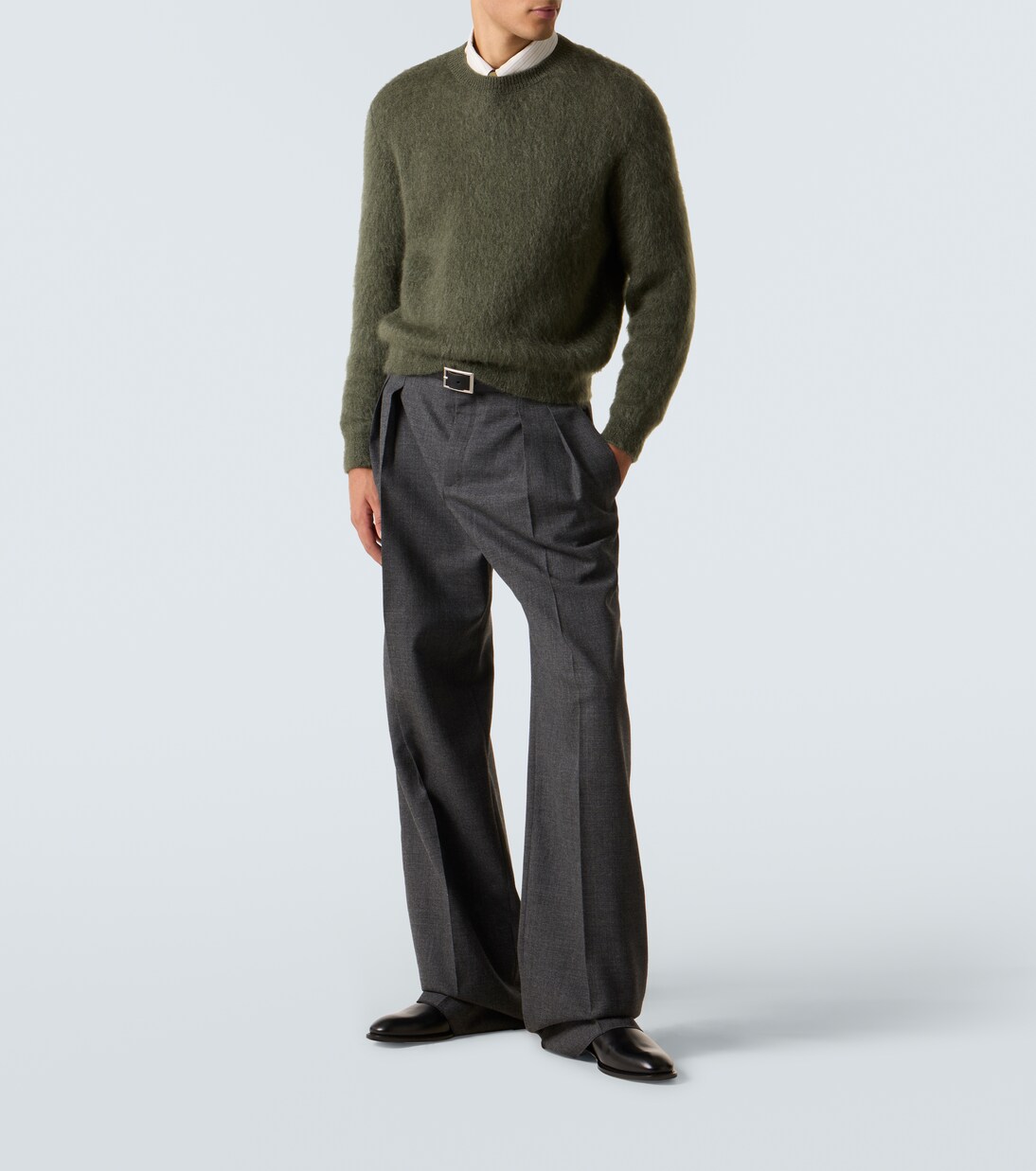 Adrien leather Chelsea boots | Saint Laurent