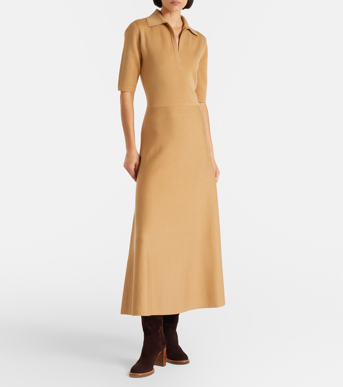 Wool and silk polo dress | Gabriela Hearst