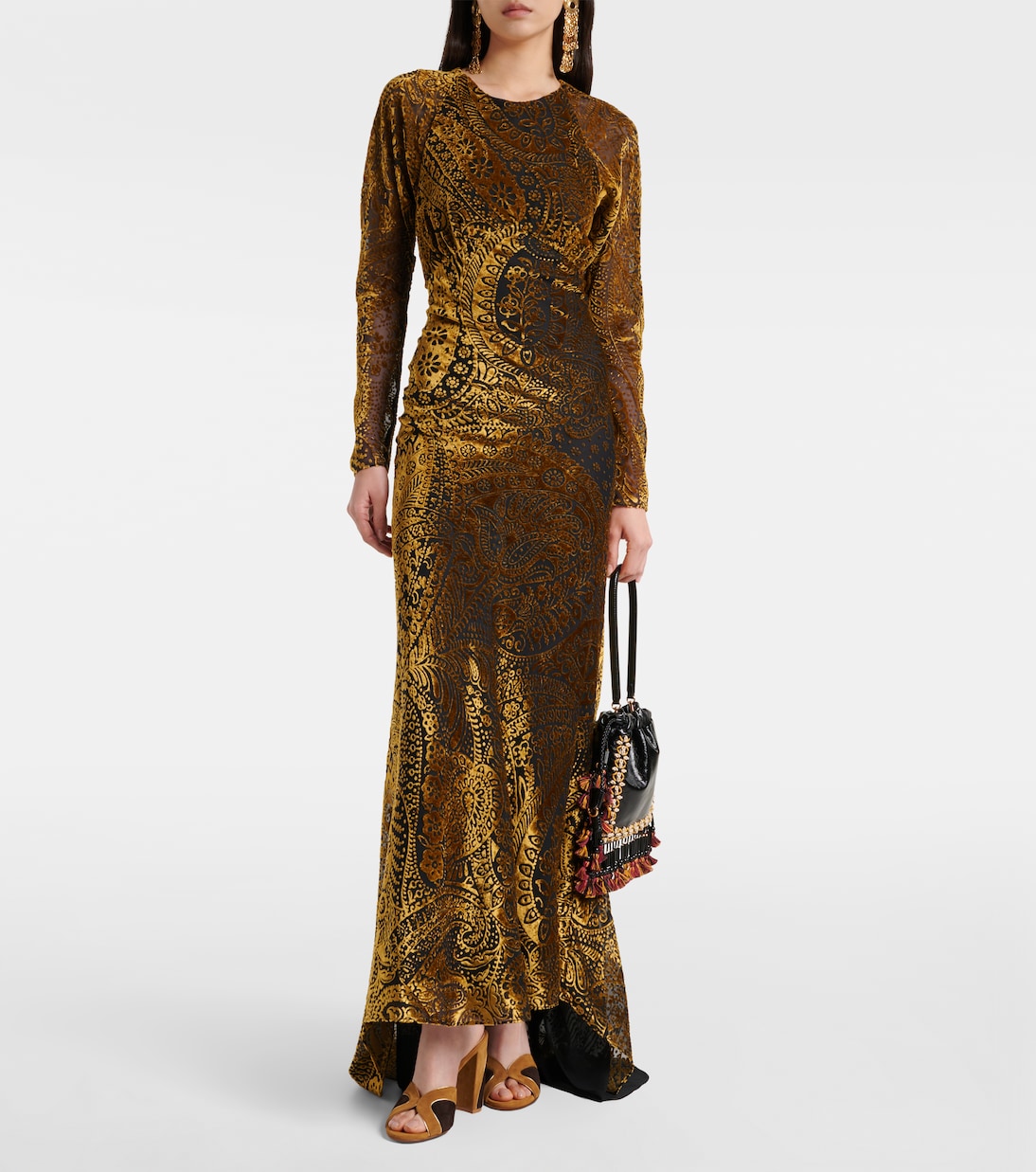 Paisley jacquard maxi dress | Etro