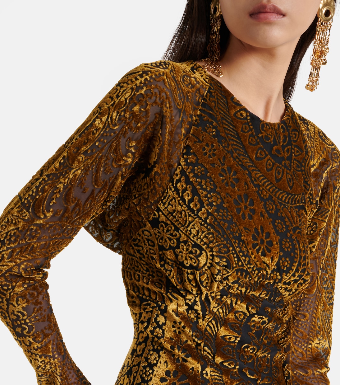Paisley jacquard maxi dress | Etro