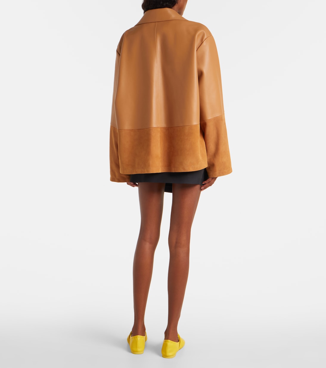 Veste Pyjama en cuir et daim | Loewe