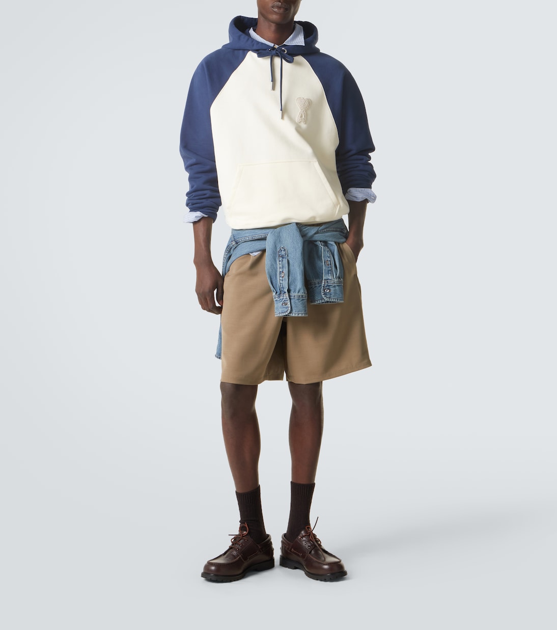 Sweat-shirt à capuche Ami de Coeur en coton  | Ami Paris