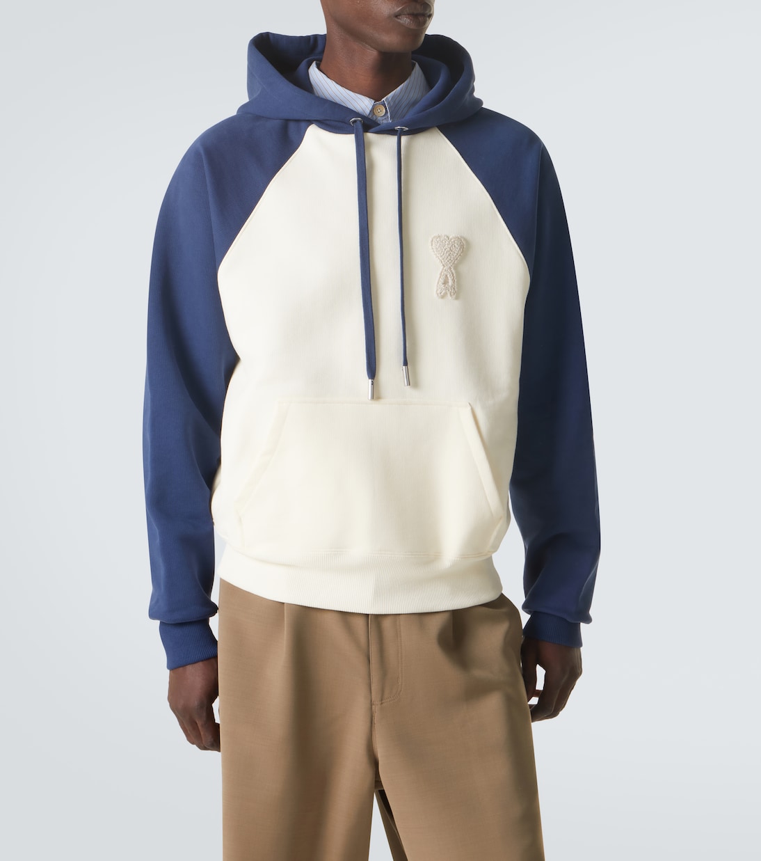 Sweat-shirt à capuche Ami de Coeur en coton  | Ami Paris