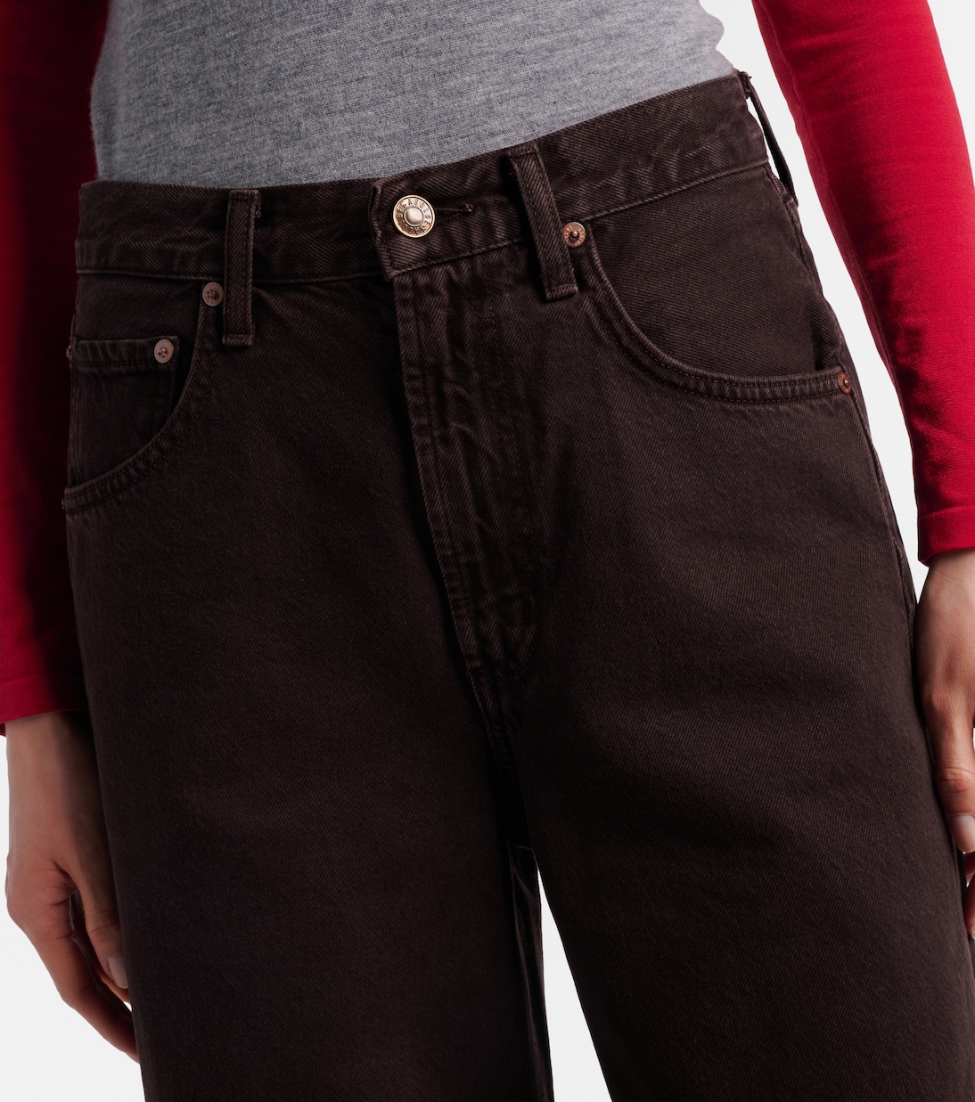 Low Curve wide-leg jeans | Agolde