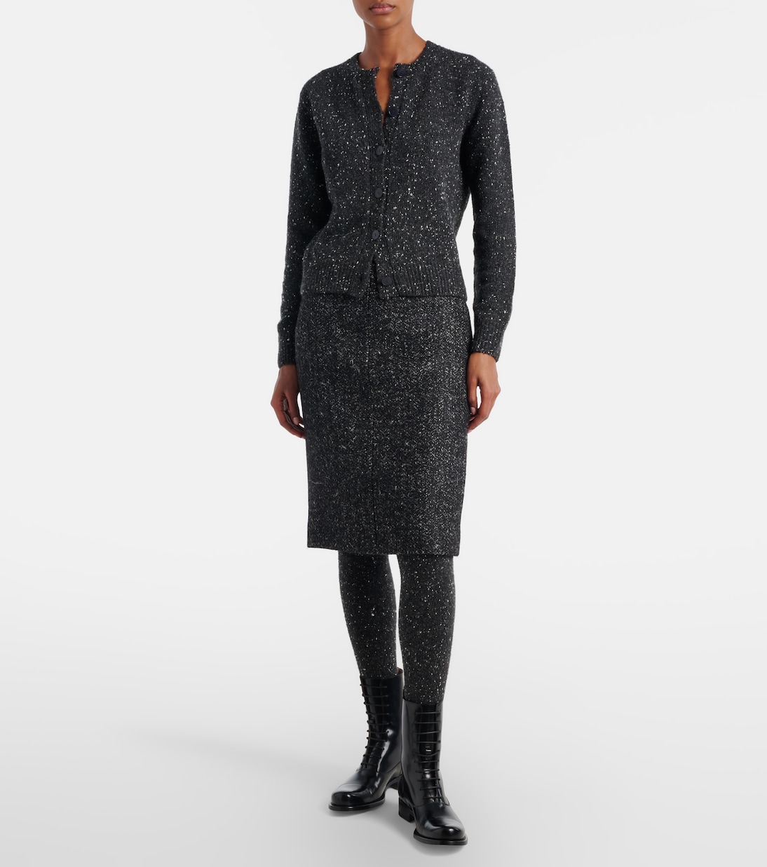 Malva wool midi skirt | The Row