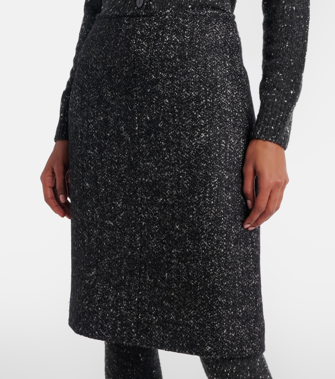 Malva wool midi skirt | The Row