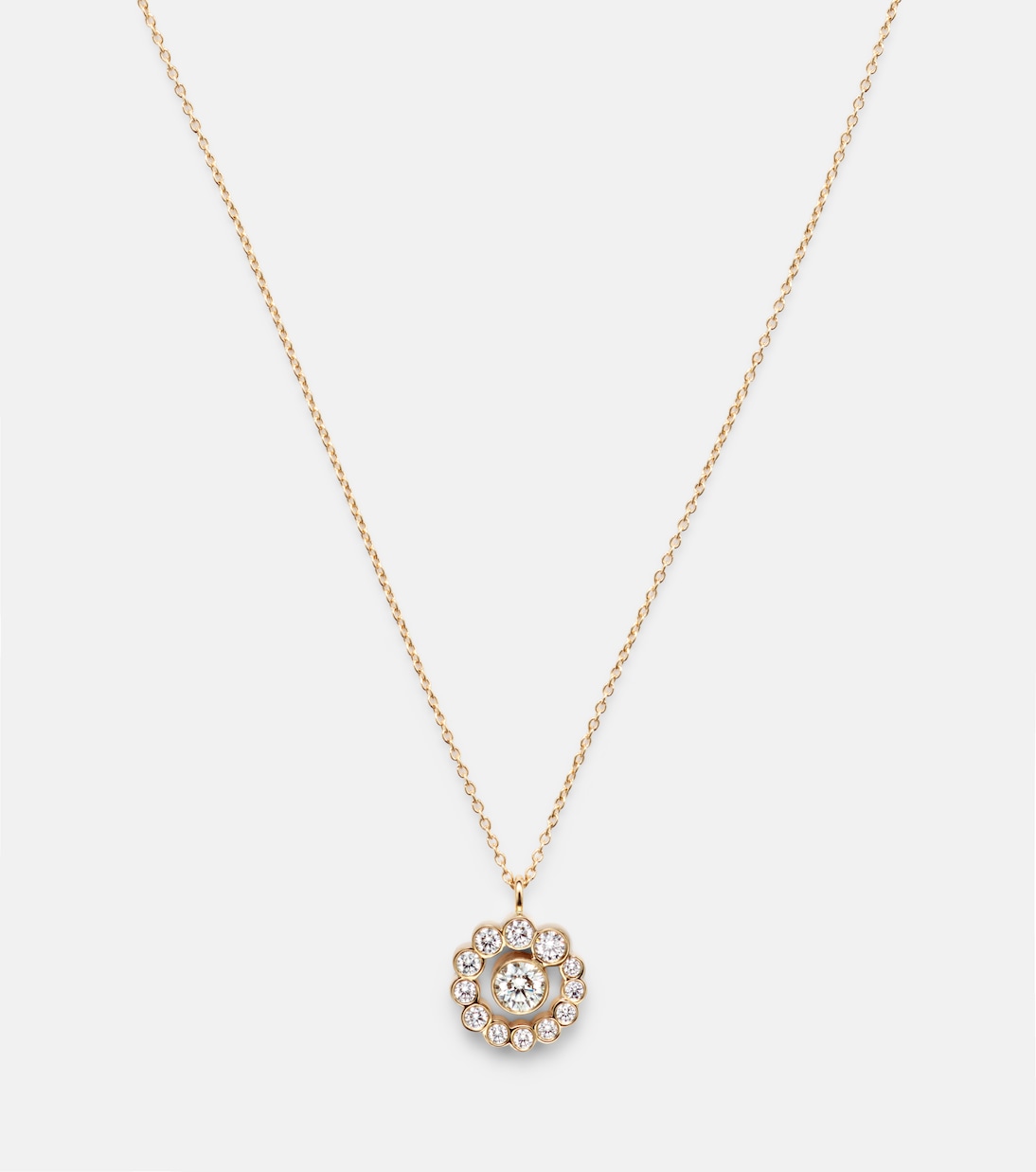 Rêve Simple 18kt gold necklace with diamonds  | Sophie Bille Brahe