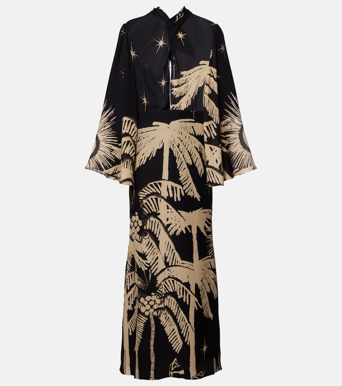 Printed silk maxi dress | Johanna Ortiz
