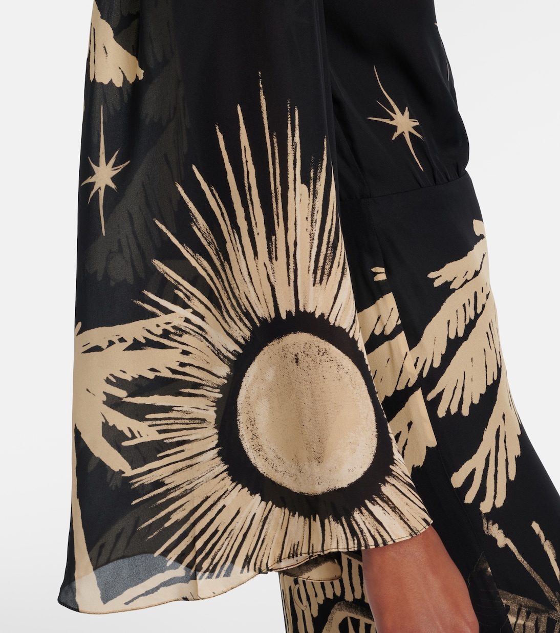 Printed silk maxi dress | Johanna Ortiz