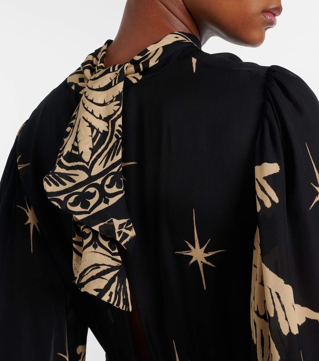 Printed silk maxi dress | Johanna Ortiz