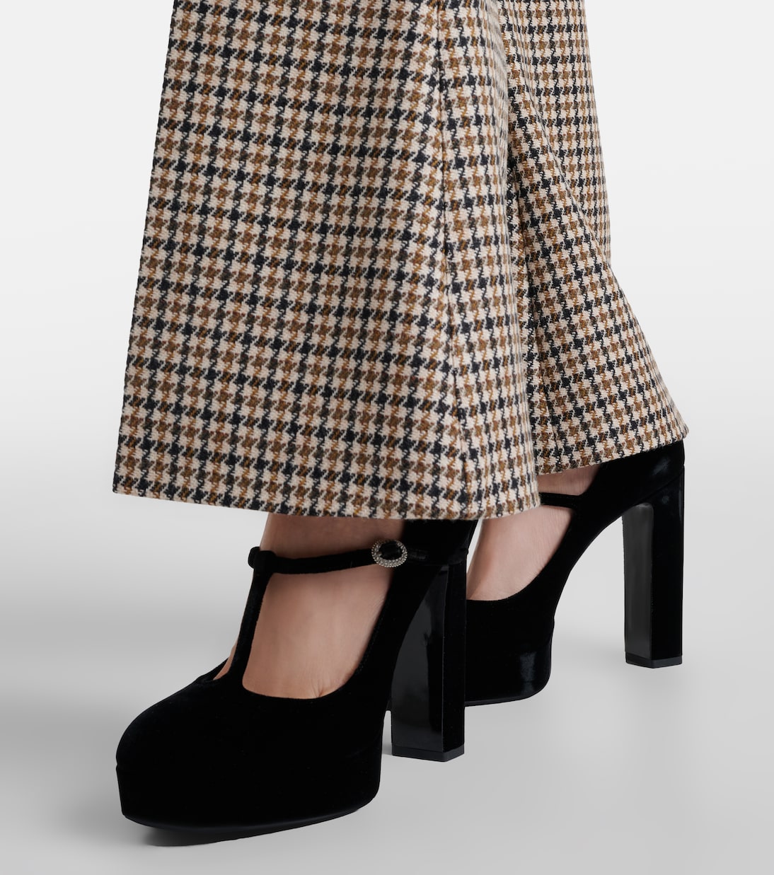 Pumps Marene 120 in velluto con plateau  | Jimmy Choo