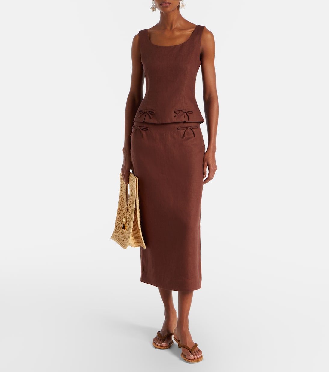 Sabine linen top | Posse