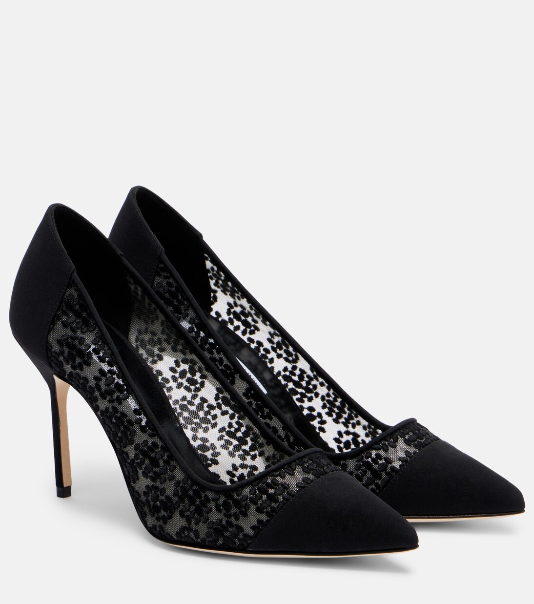 Capcour 90 lace pumps | Manolo Blahnik