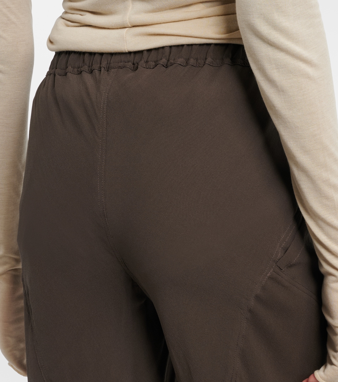 Pantalon ample en soie | Rick Owens