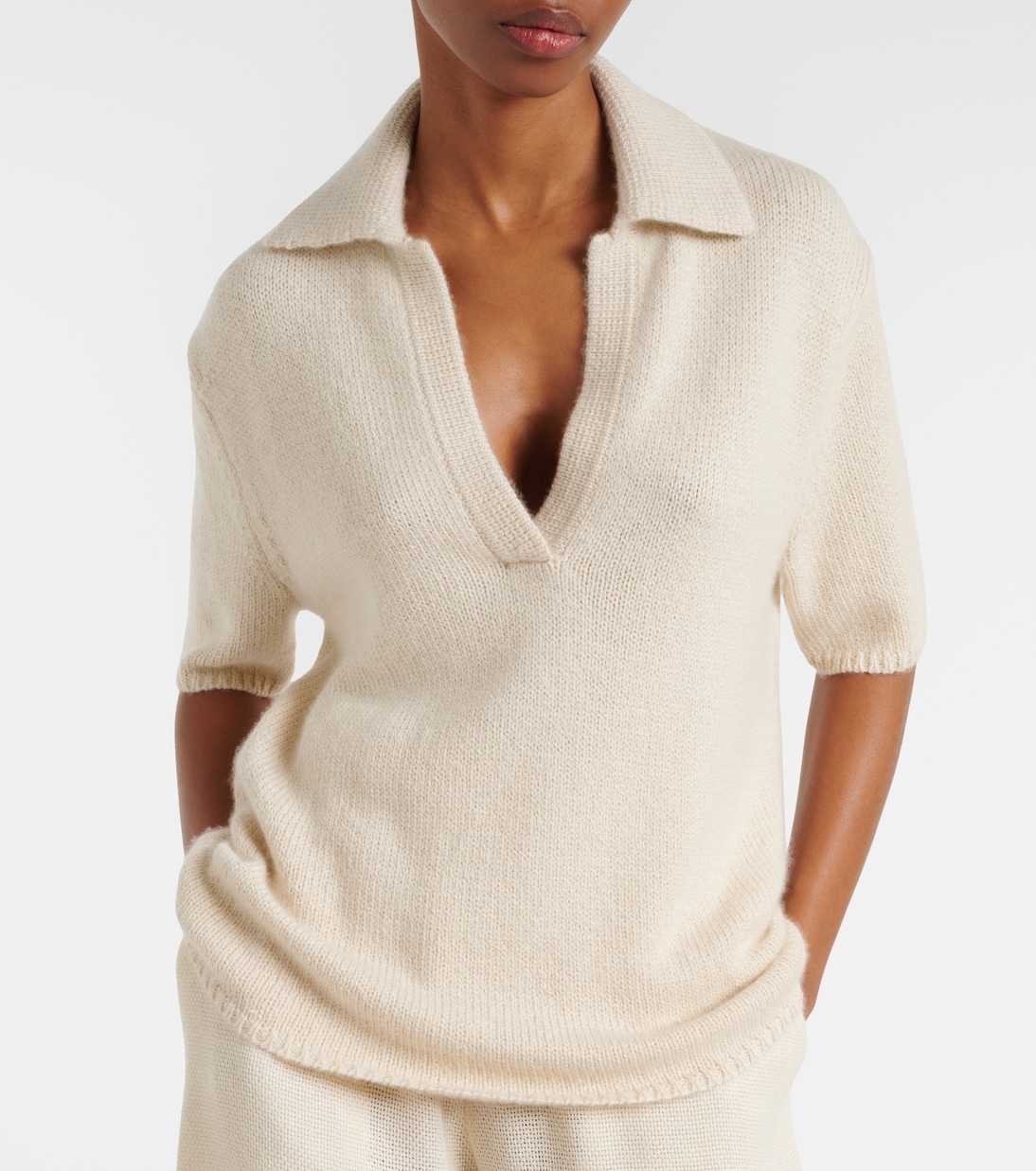 Sohan cashmere polo shirt | Gabriela Hearst