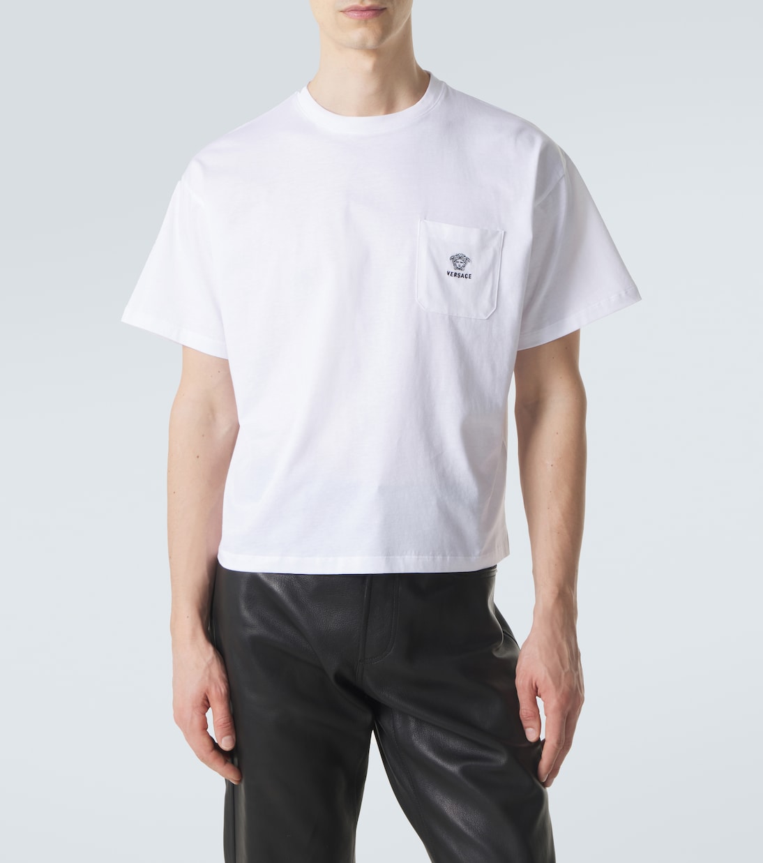 T-Shirt Medusa aus Baumwoll-Jersey | Versace