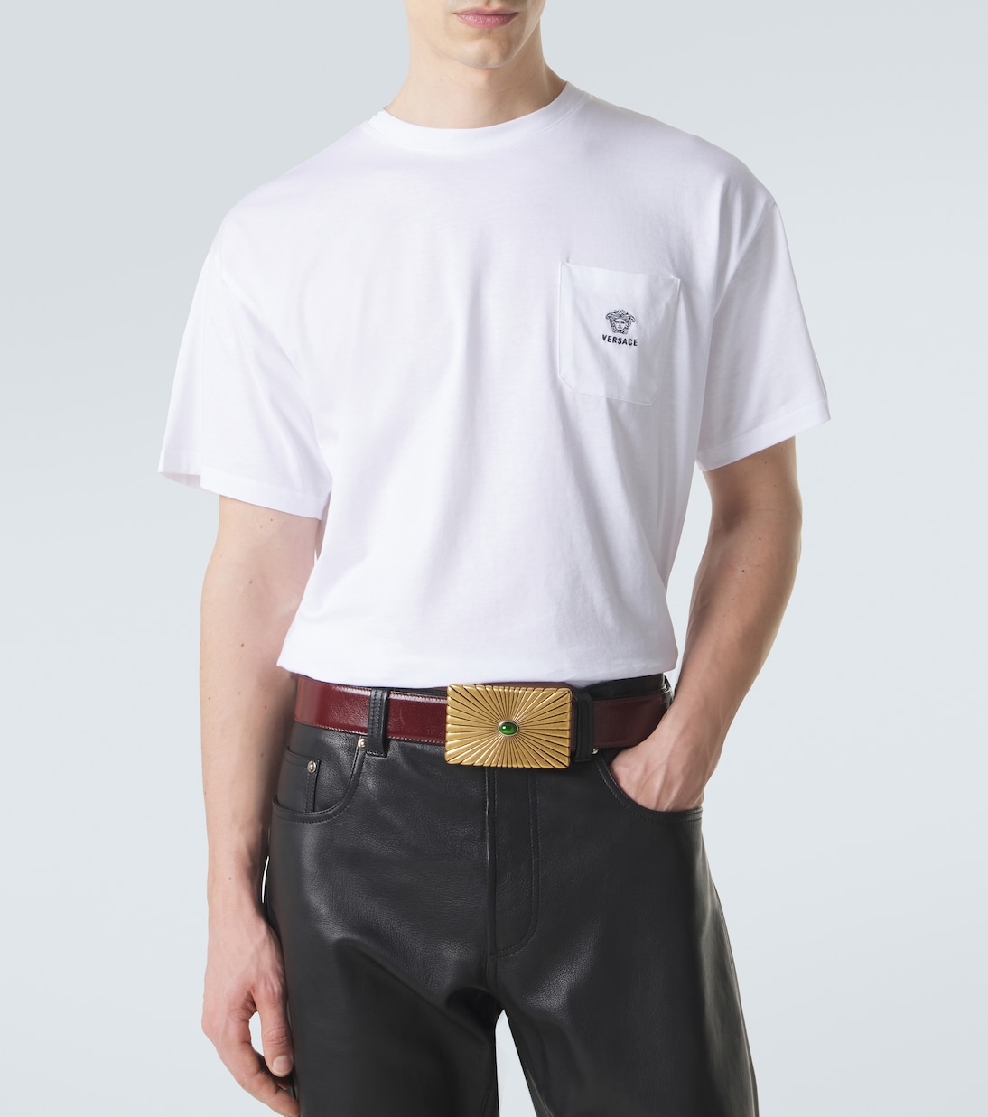 T-Shirt Medusa aus Baumwoll-Jersey | Versace