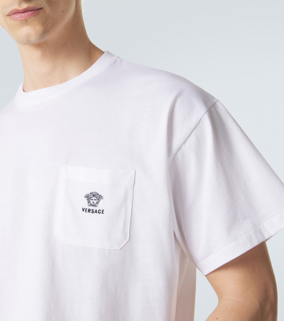 T-Shirt Medusa aus Baumwoll-Jersey | Versace