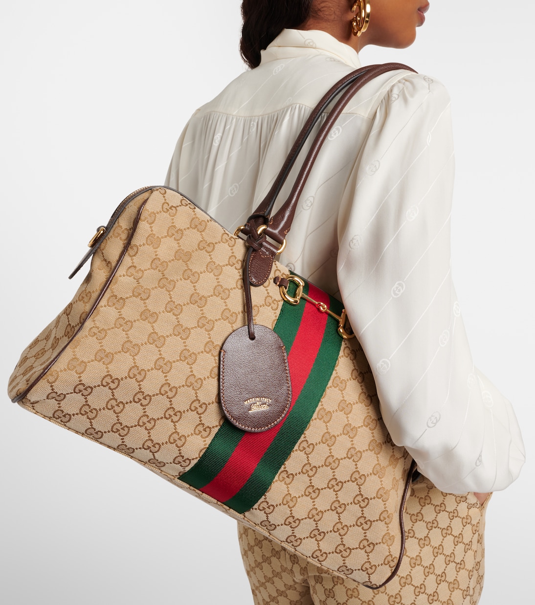 Borsetto GG Canvas Large duffel bag | Gucci