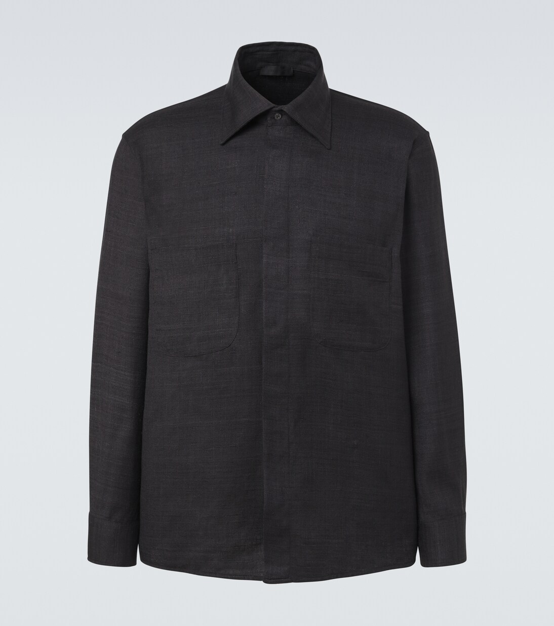Regis silk shirt jacket | Saman Amel