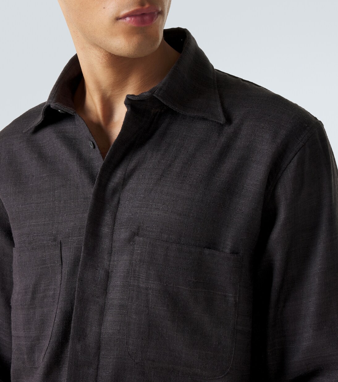 Regis silk shirt jacket | Saman Amel