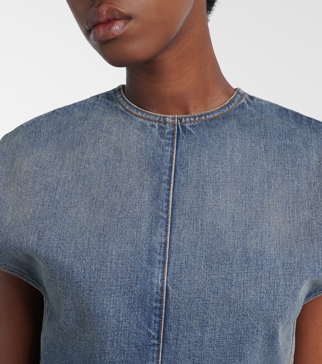 Top court en denim | Alaïa