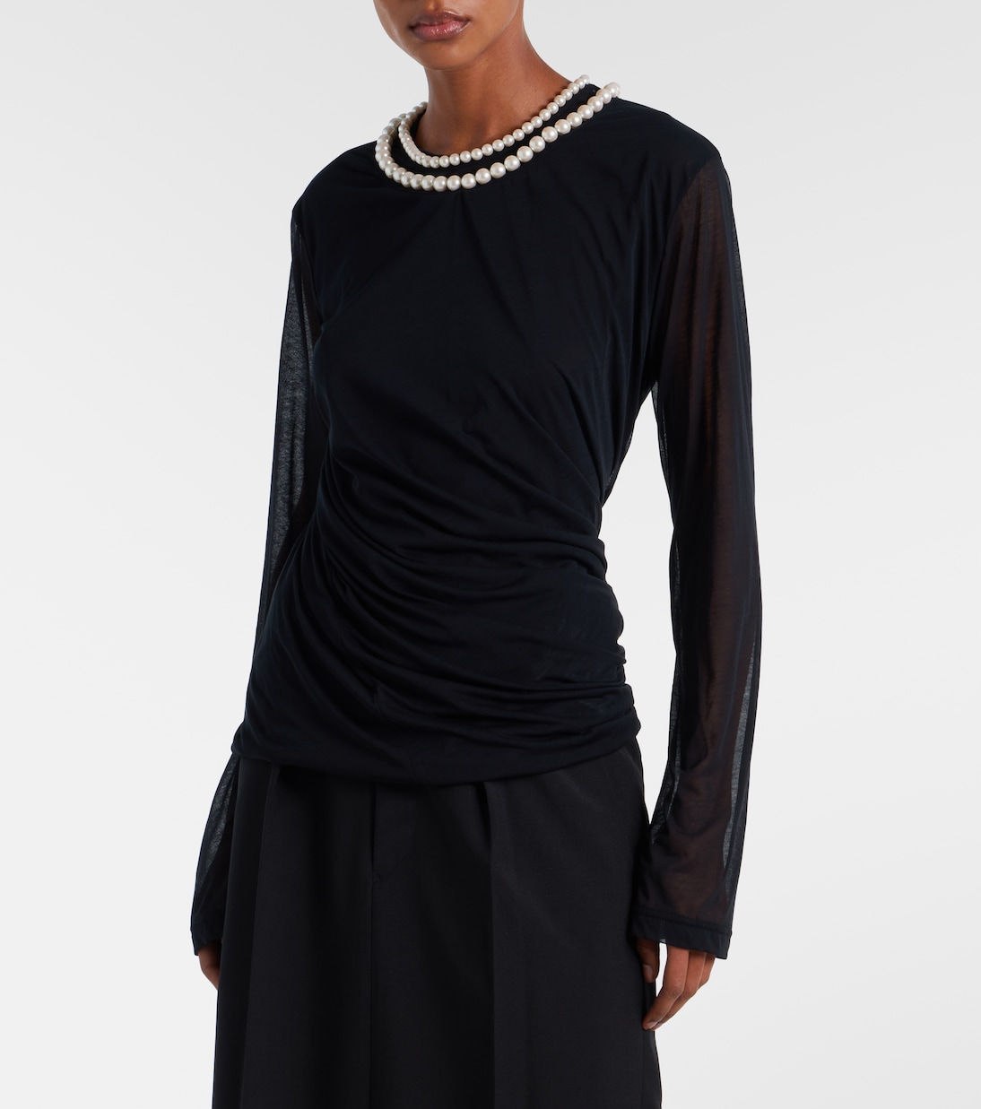 Verziertes Top aus Baumwolle | Junya Watanabe