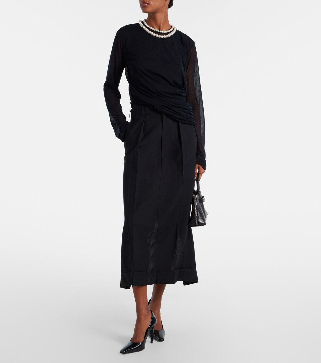 Verziertes Top aus Baumwolle | Junya Watanabe