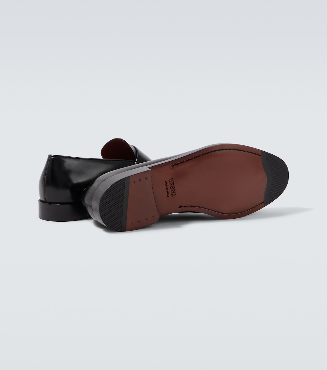 Leather penny loafers | Zegna