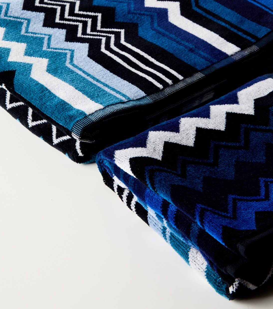 Giacomo set of 2 cotton terry towels | Missoni
