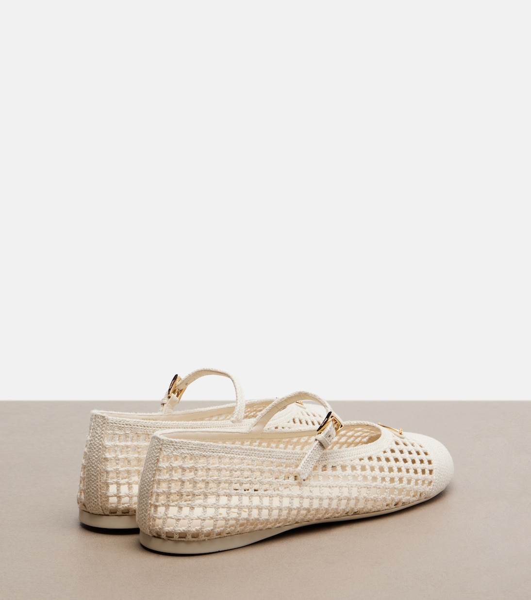 Crochet ballet flats | Prada