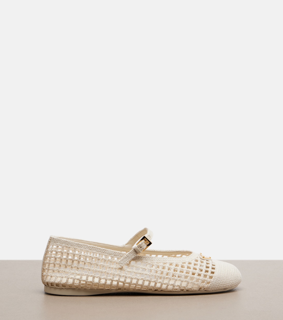 Crochet ballet flats | Prada