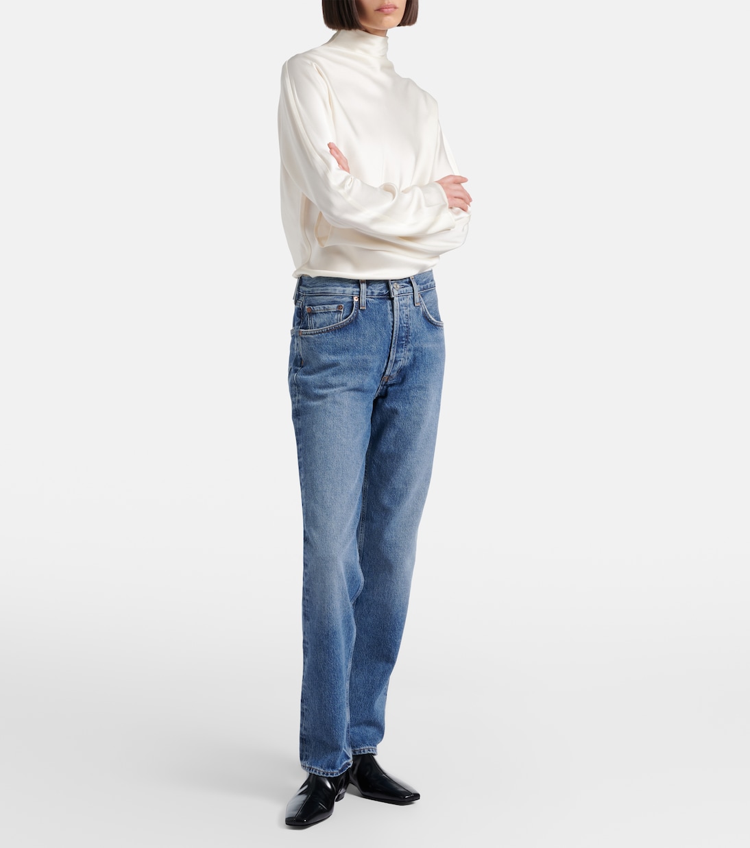 Lana straight jeans | Agolde