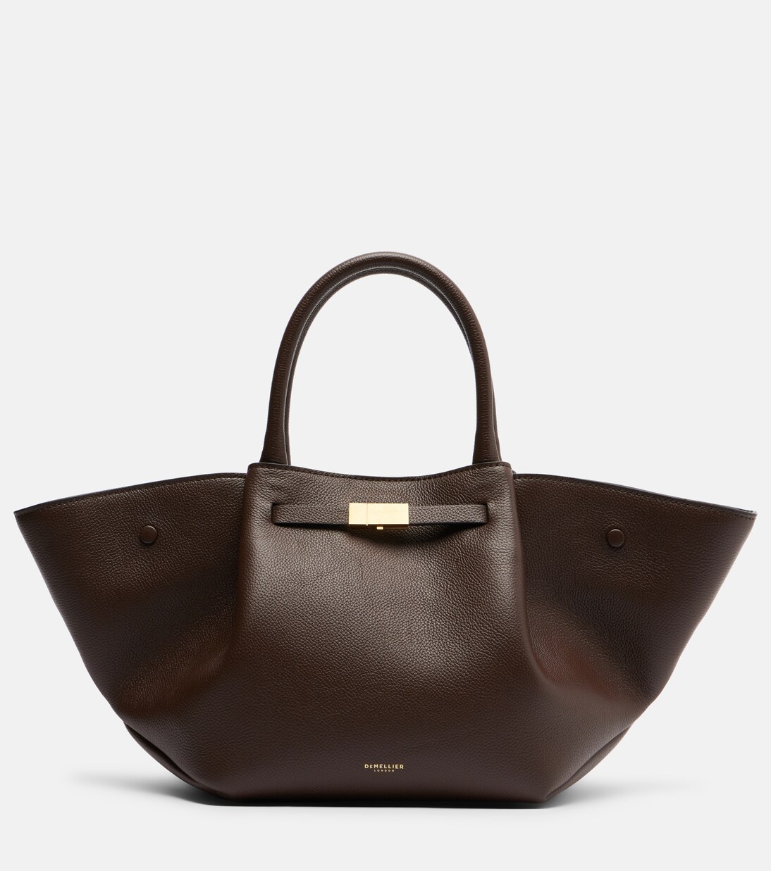 New York Small leather tote bag | DeMellier